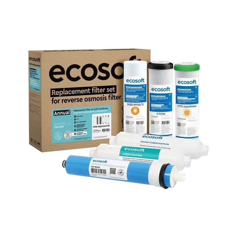 Lot de 6 filtres de remplacement PURE AquaCalcium (avec membrane)