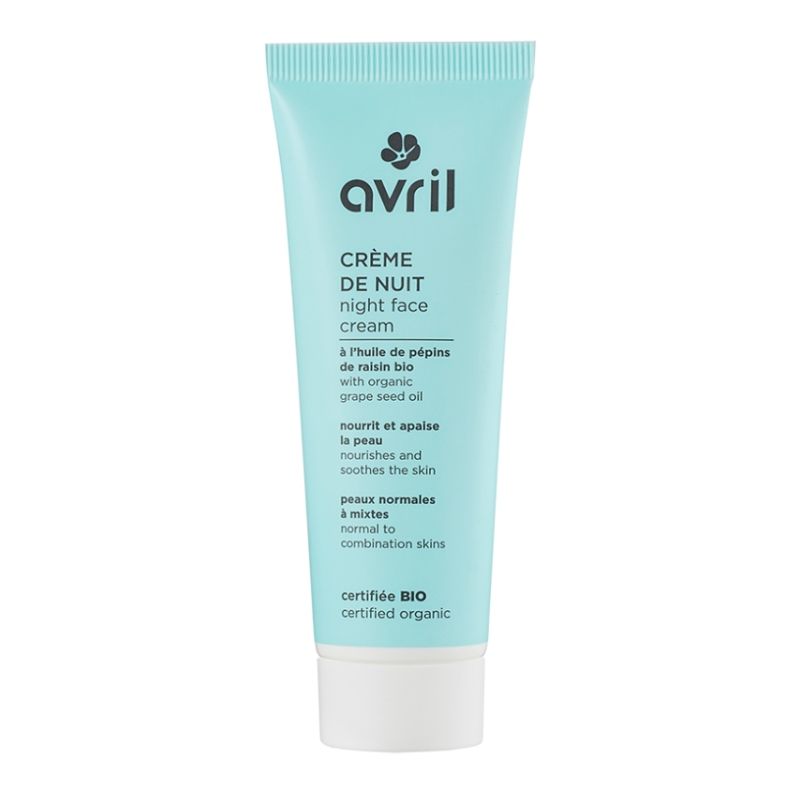 Crème de nuit bio Avril Peaux normales à mixtes - 50ml