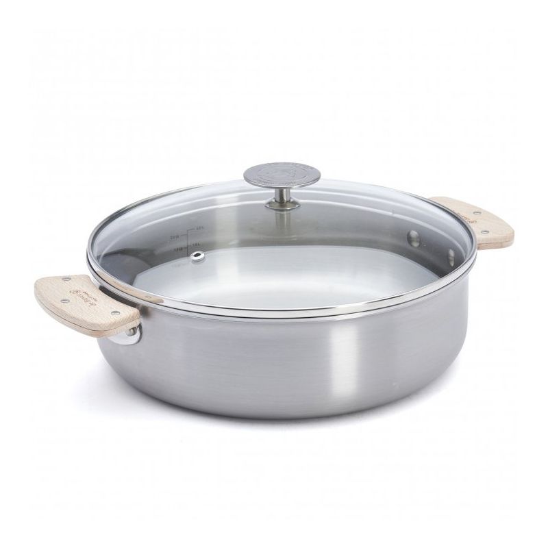 Sauteuse droite inox amovible ALCHIMY LOQY Ø24cm De Buyer