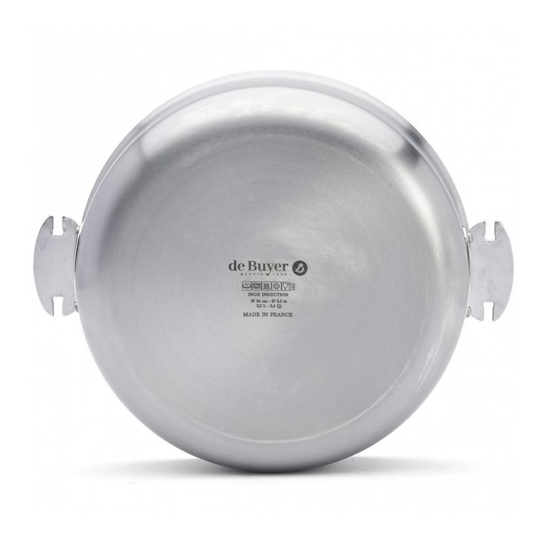 Sauteuse droite inox amovible ALCHIMY LOQY Ø24cm De Buyer