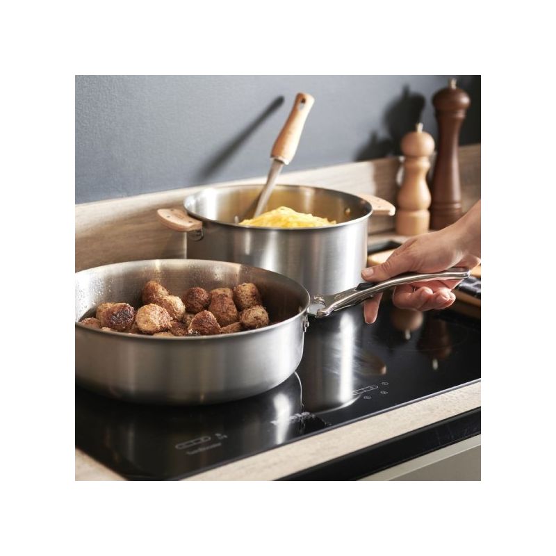 Sauteuse droite inox amovible ALCHIMY LOQY Ø28cm De Buyer