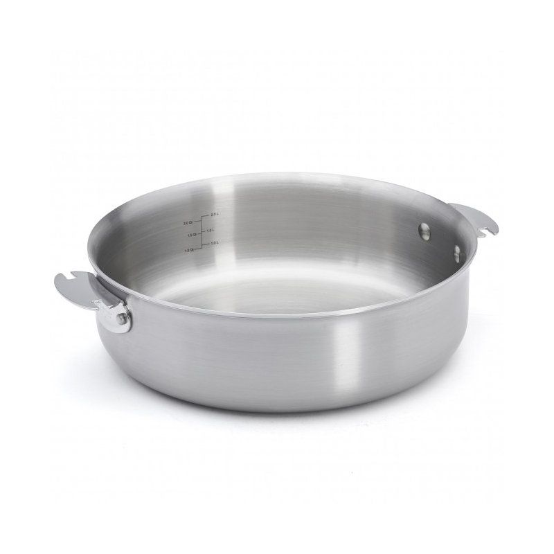 Sauteuse droite inox amovible ALCHIMY LOQY Ø28cm De Buyer