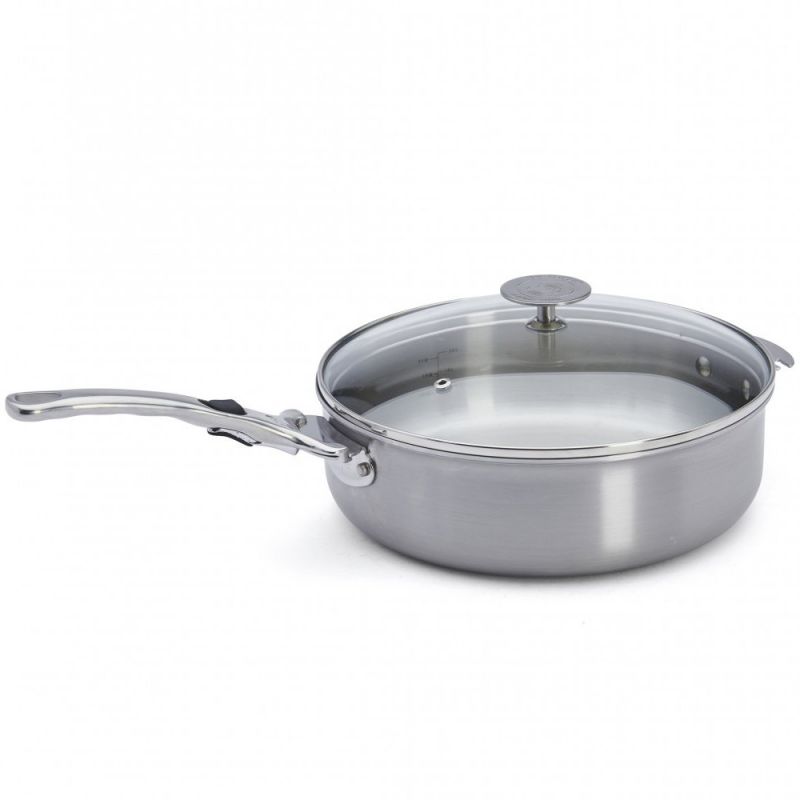 Sauteuse droite inox amovible ALCHIMY LOQY Ø24cm De Buyer