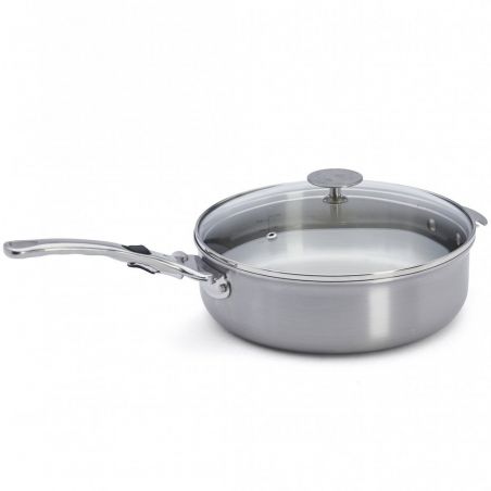 Sauteuse droite inox amovible ALCHIMY LOQY Ø28cm De Buyer