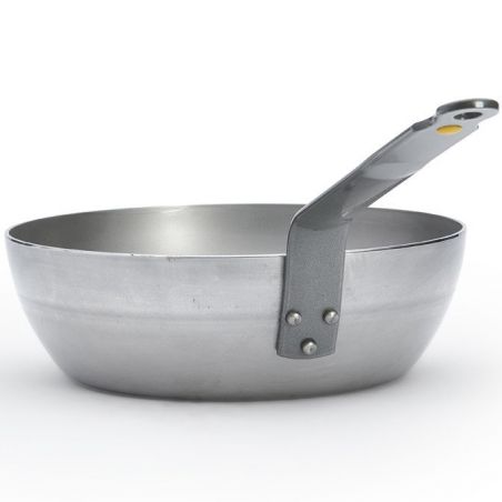 Sauteuse paysanne en acier MINERAL B Ø24cm De Buyer