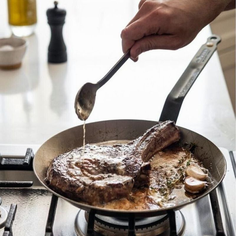 Poêle à steak en acier MINERAL B Ø24cm De Buyer