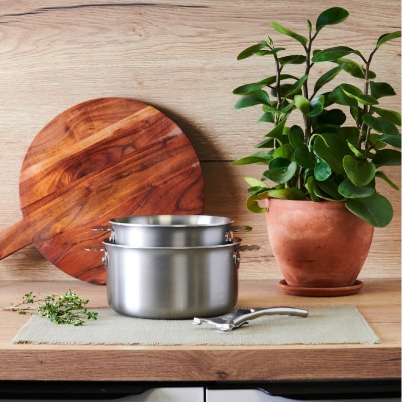 Batterie de 3 pièces inox ALCHIMY LOQY De Buyer