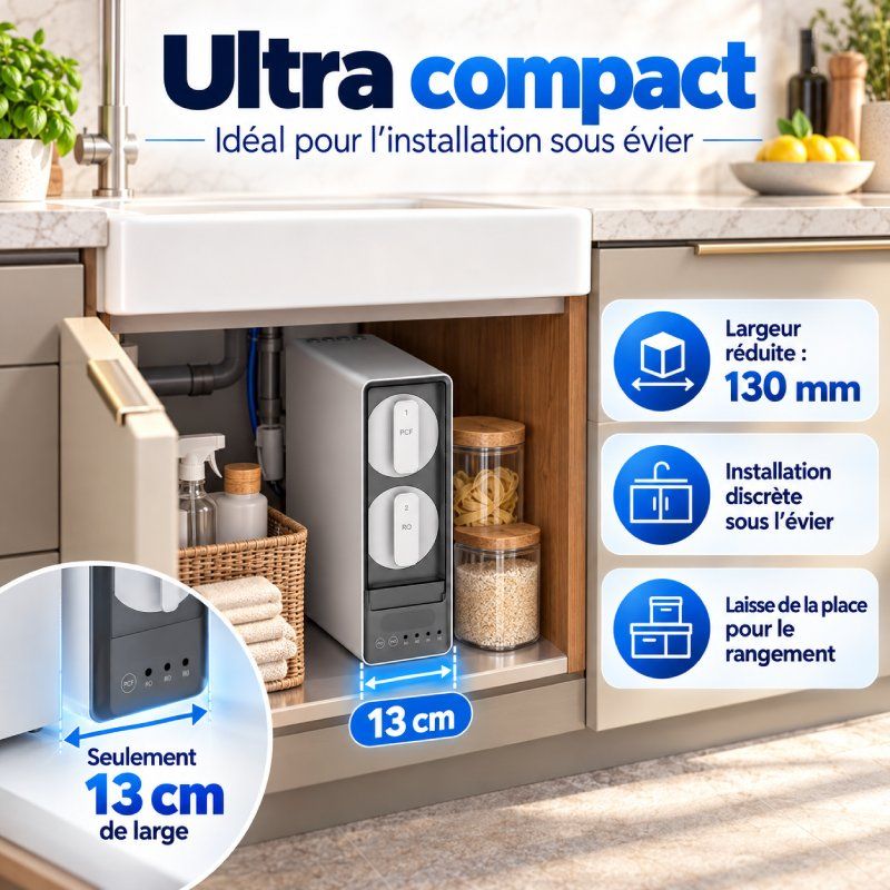 Osmoseur Canature UX6 à débit direct ultra compact