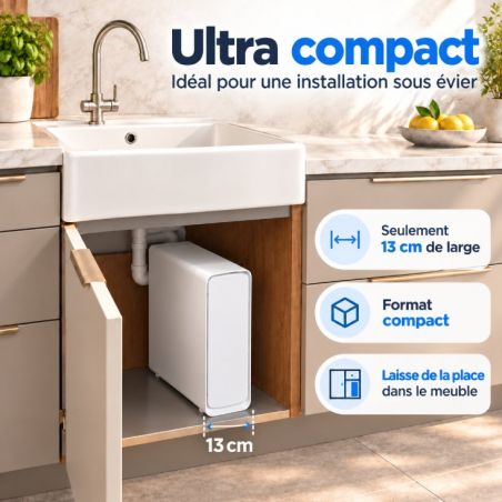 Osmoseur Canature UX7 compact sous évier