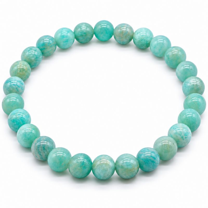 Bracelet Amazonite 6mm en pierres naturelles