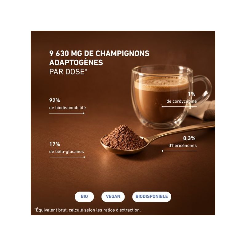 Boost - Boisson alternative au café aux champignons adaptogènes