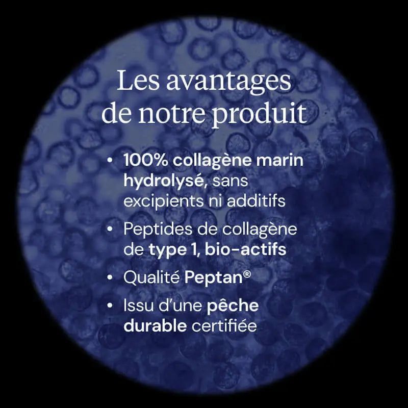 Avantages Collagène marin en poudre hydrolysé Dynveo