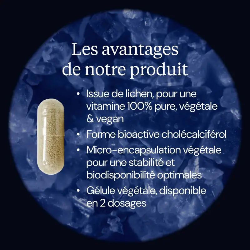 Avantages Vitamine D3 végétale