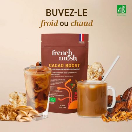 Cacao Boost - boisson au Champignons - 20 doses