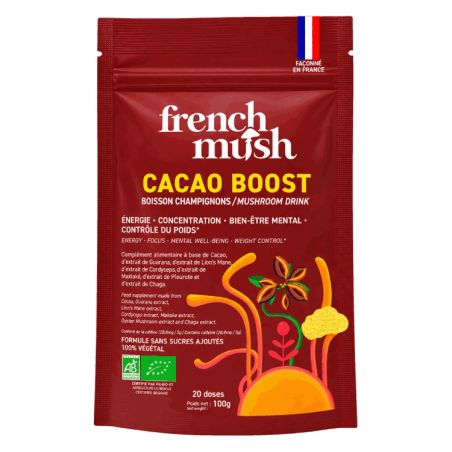 Cacao Boost - boisson au Champignons - 20 doses - French Mush