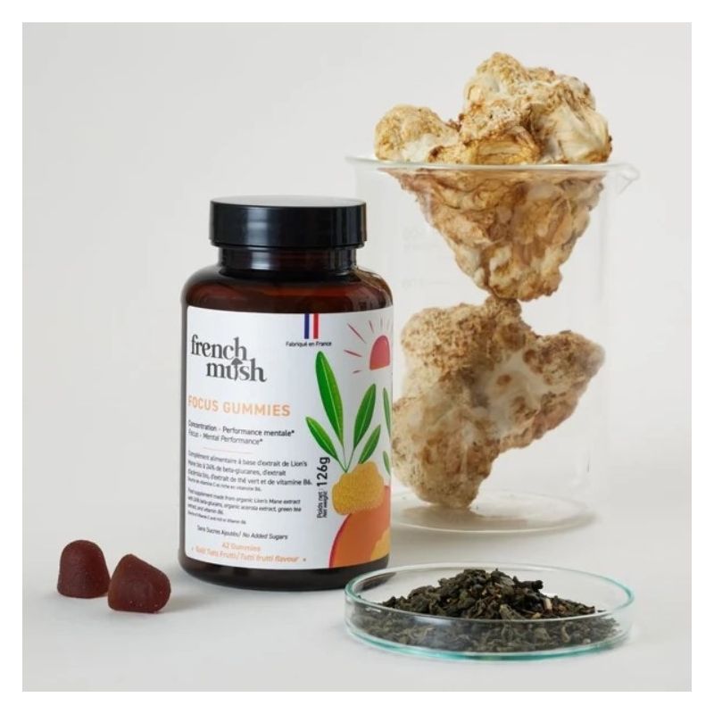 Gummies Focus Lion's Mane - Saveur Tutti Frutti - 42 gummies