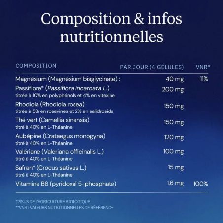 Composition complement contre Stress et angoisse dynveo
