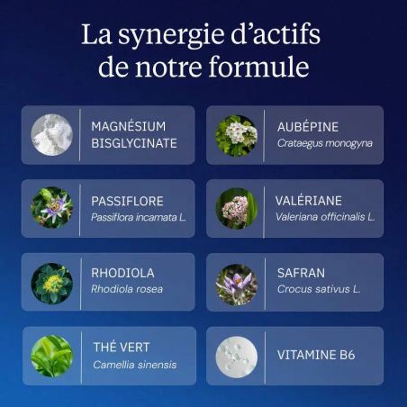 Ingrédients du Complexe Stress dynveo