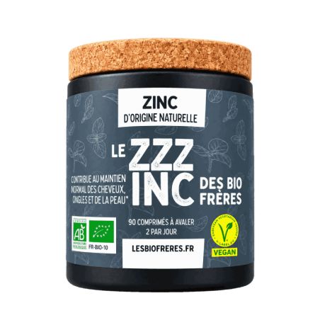 Zinc BIO - 90 comprimés - Cure 45 jours - Les Bio Frères