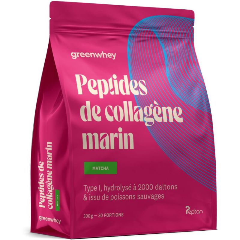 Peptides de Collagène Marin PEPTAN - Matcha - Greenwhey