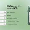 Shaker à protéines en verre - GreenShaker 2.0 Greenwhey