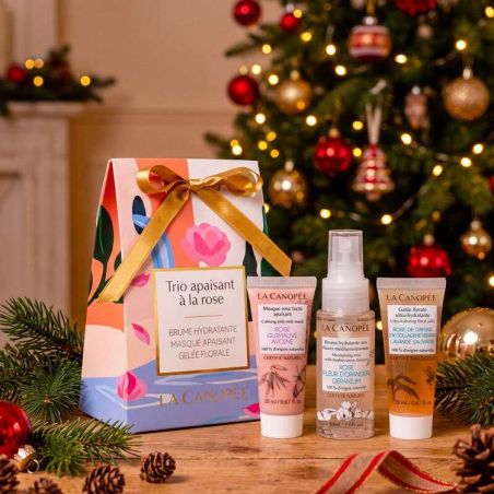 Coffret Trio apaisant à la rose - cadeau de Noël - La Canopée