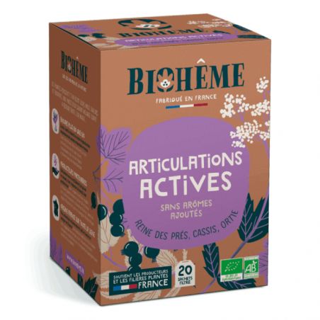 Infusion bio Articulations actives - 20 infusettes - Biohême