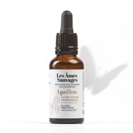 Elixir visage bio régénérant Apollon au Q10 - Les Âmes Sauvages