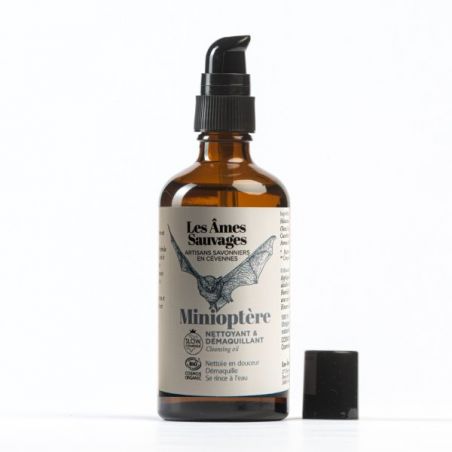 Huile visage bio Minioptère démaquillante  - Les Âmes Sauvages