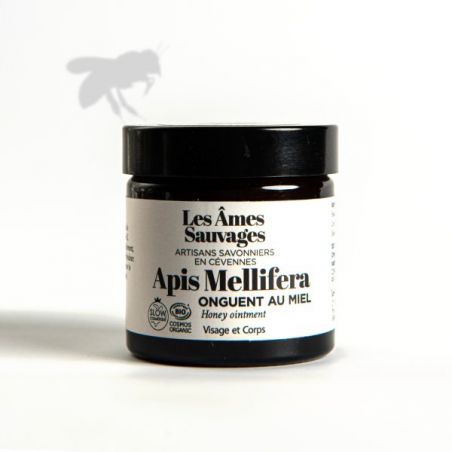 Onguent bio Apis Mellifera au miel de châtaignier - Les Âmes Sauvages