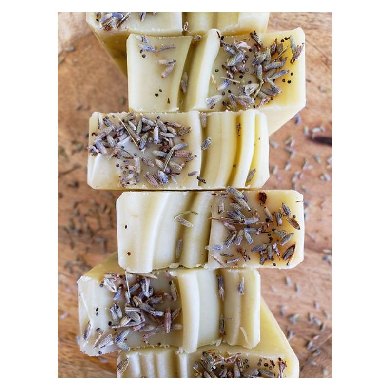 Savon artisanal surgras Relaxant au Karité et Litsée Citronnée - 100gr