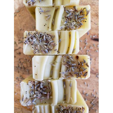 Savon artisanal surgras Relaxant au Karité et Litsée Citronnée - 100gr