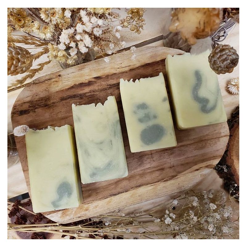 Savon artisanal surgras Relaxant au Karité et Litsée Citronnée - 100gr