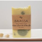 Savon artisanal surgras Relaxant au Karité et Litsée Citronnée - 100gr - Baïassa