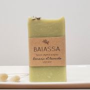Savon artisanal surgras Vivifiant au Romarin et Lavande - 100gr - Baïassa