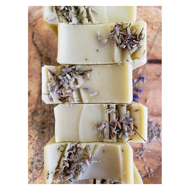 Savon artisanal surgras Vivifiant au Romarin et Lavande - 100gr