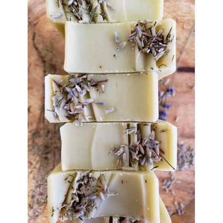 Savon artisanal surgras Vivifiant au Romarin et Lavande - 100gr