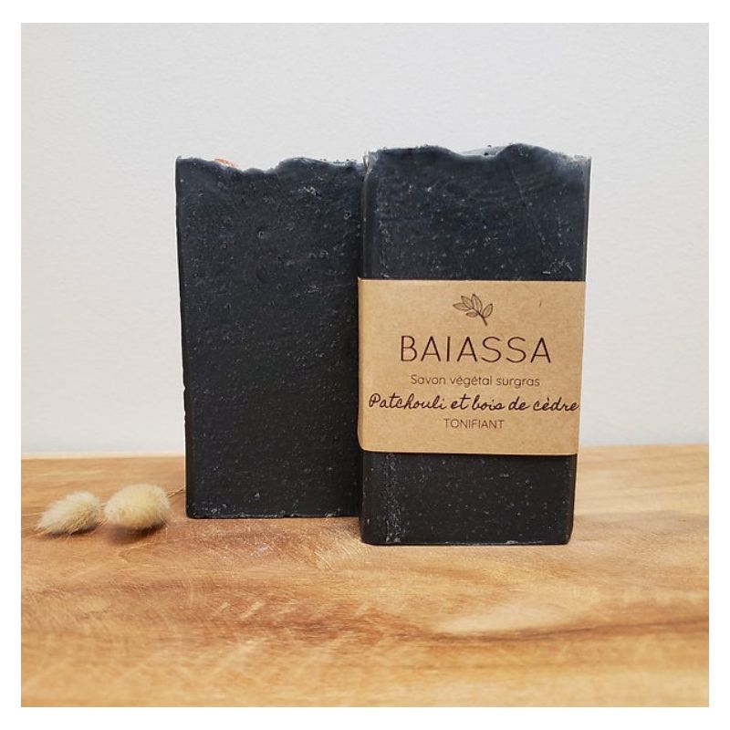 Savon artisanal surgras Tonifiant au Patchouli et Bois de Cèdre - 100gr