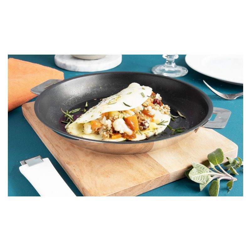 Poêle inox avec anti-adhésif Exceliss+ Mutine