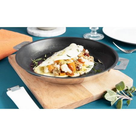 Poêle inox avec anti-adhésif Exceliss+ Mutine