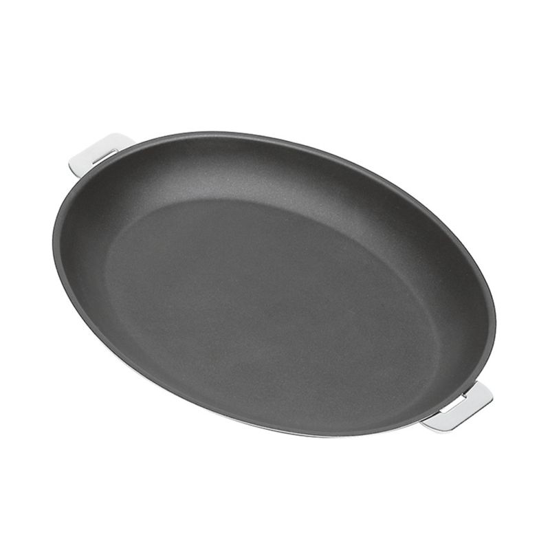Poêle inox ovale avec anti-adhésif Exceliss+ Mutine
