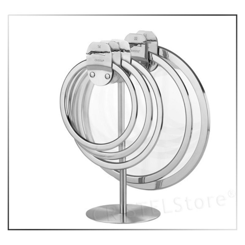 Set de 4 couvercles plats en verre - Strate