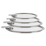Set de 4 couvercles plats en verre - Strate