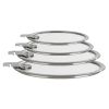Set de 4 couvercles plats en verre - Strate