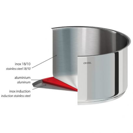 Bain-marie inox Mutine amovible