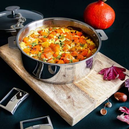 Sauteuse inox Casteline amovible