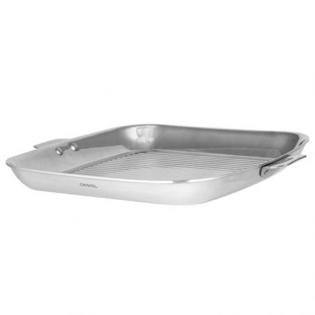 Gril inox carré Casteline amovible - Cristel