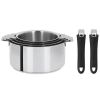 Série de 4 casseroles Mutine + 2 poignées amovibles