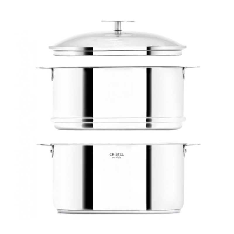 Cuit-vapeur inox Biome avec anses bakélite