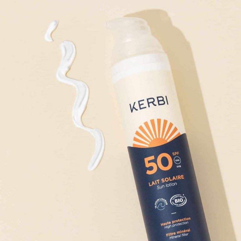 Crème solaire bio parfumée - SPF 50 - KERBI